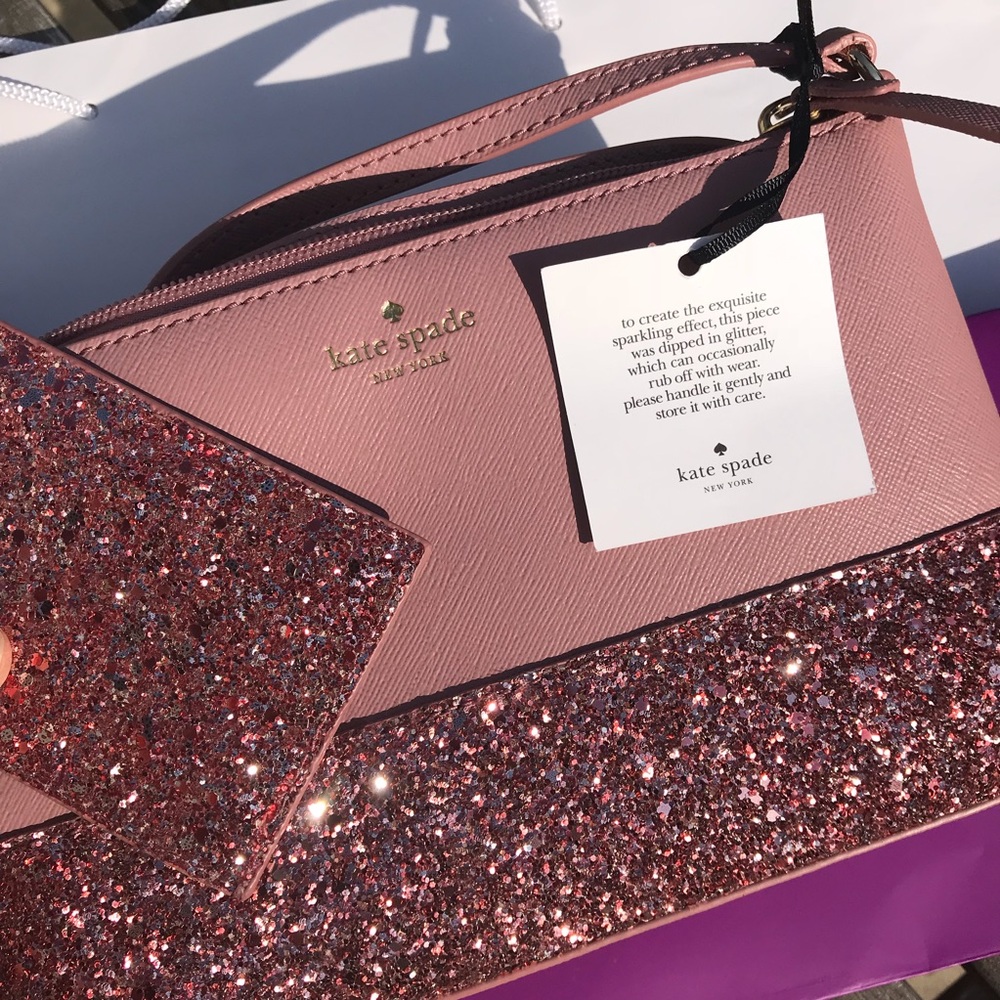 ➕ SET Kate spade Crossbody Ramey Greta Card case - Picture 2 of 8